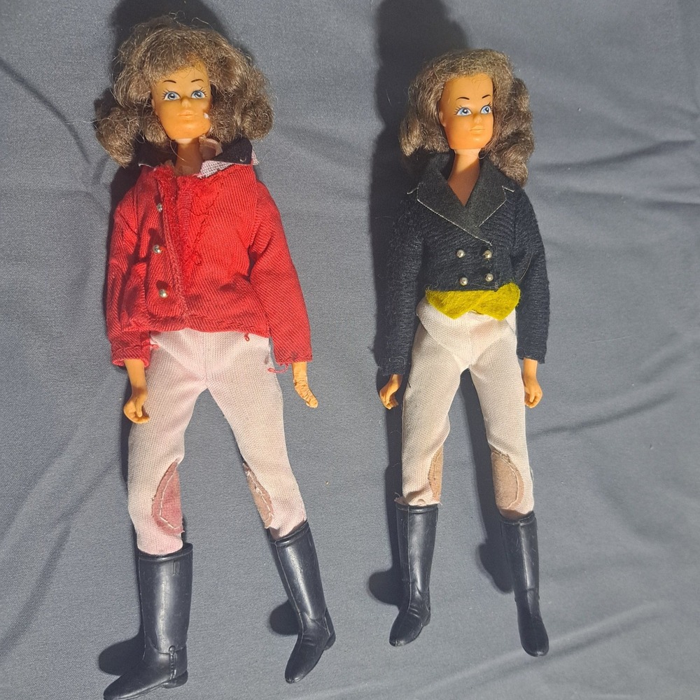 VTG Brenda Breyer Equestrian‎ Fashion Dolls Lot of 2 Riding Jackets Boots 8"